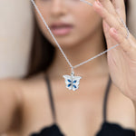 Load image into Gallery viewer, silver charm pendant neckpiece
