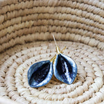 Load image into Gallery viewer, Whimsical blue drop earrings