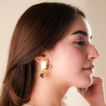 Load image into Gallery viewer, Heart of Gold Earrings