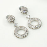 Load image into Gallery viewer, Contemporary Baguette Cut Diamond Earrings
