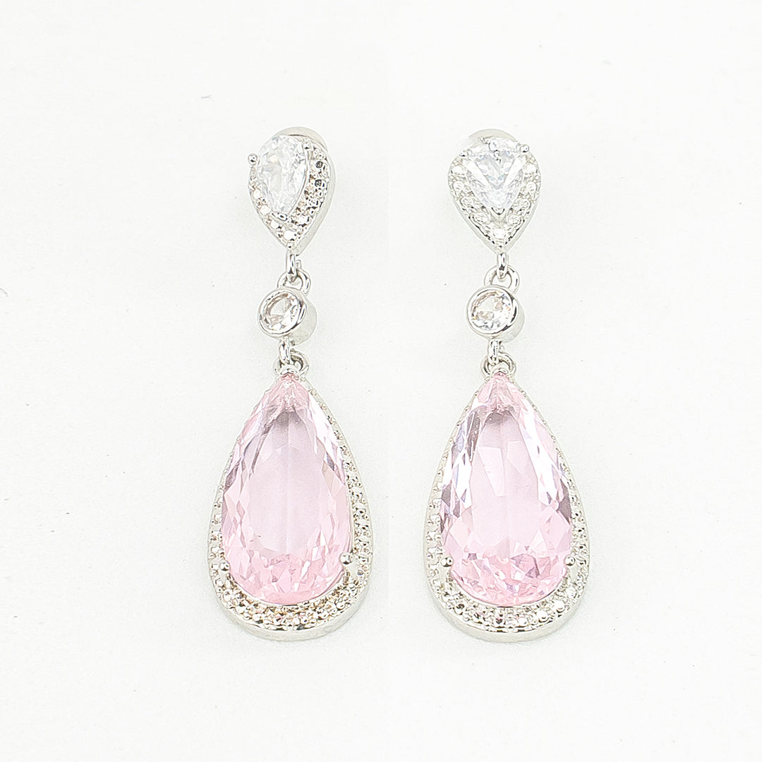 Blush Pink Statement Earrings